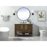 19 inch Single bathroom vanity in driftwood