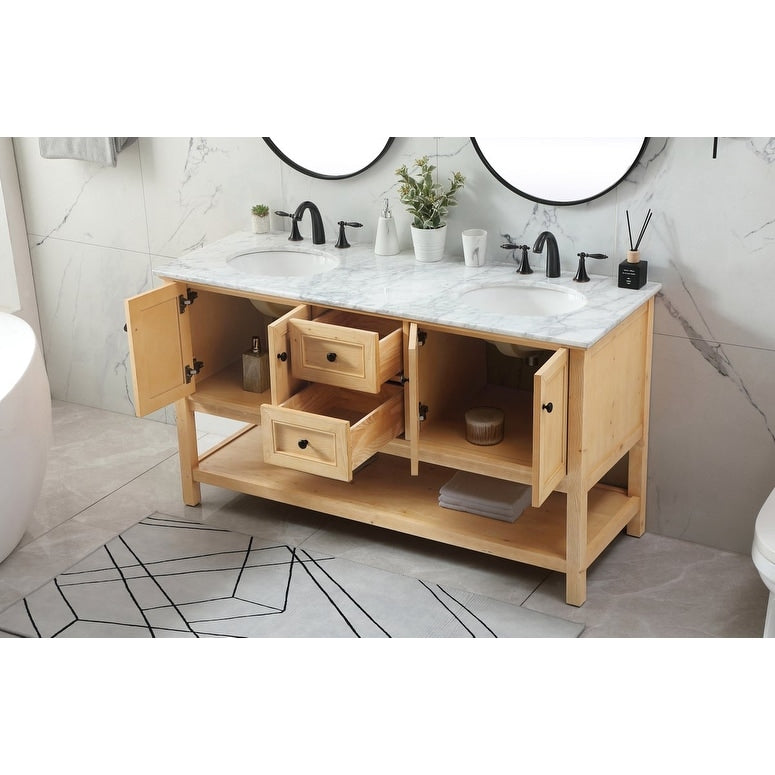 19 inch Single bathroom vanity in driftwood