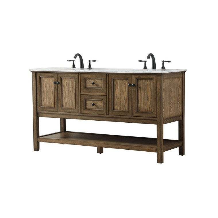 19 inch Single bathroom vanity in driftwood