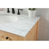 19 inch Single bathroom vanity in driftwood