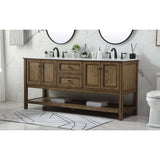 19 inch Single bathroom vanity in driftwood