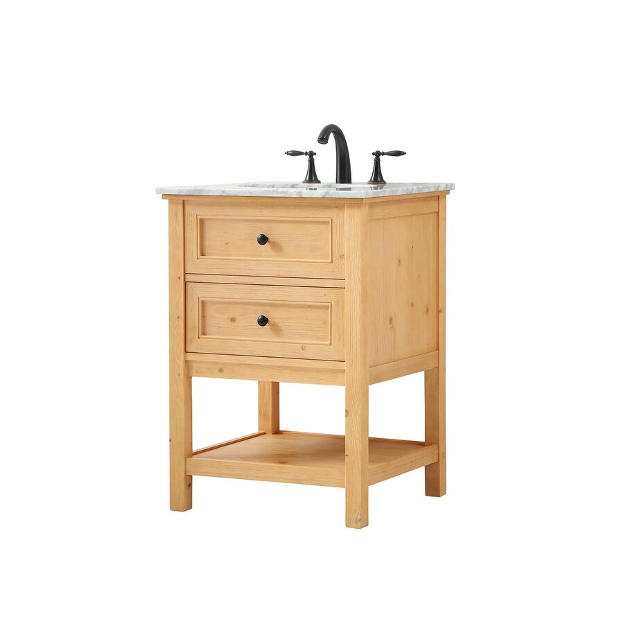 19 inch Single bathroom vanity in driftwood
