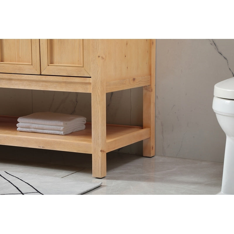 19 inch Single bathroom vanity in driftwood
