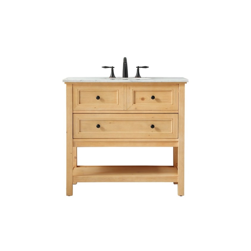 19 inch Single bathroom vanity in driftwood