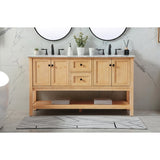 19 inch Single bathroom vanity in driftwood