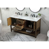19 inch Single bathroom vanity in driftwood