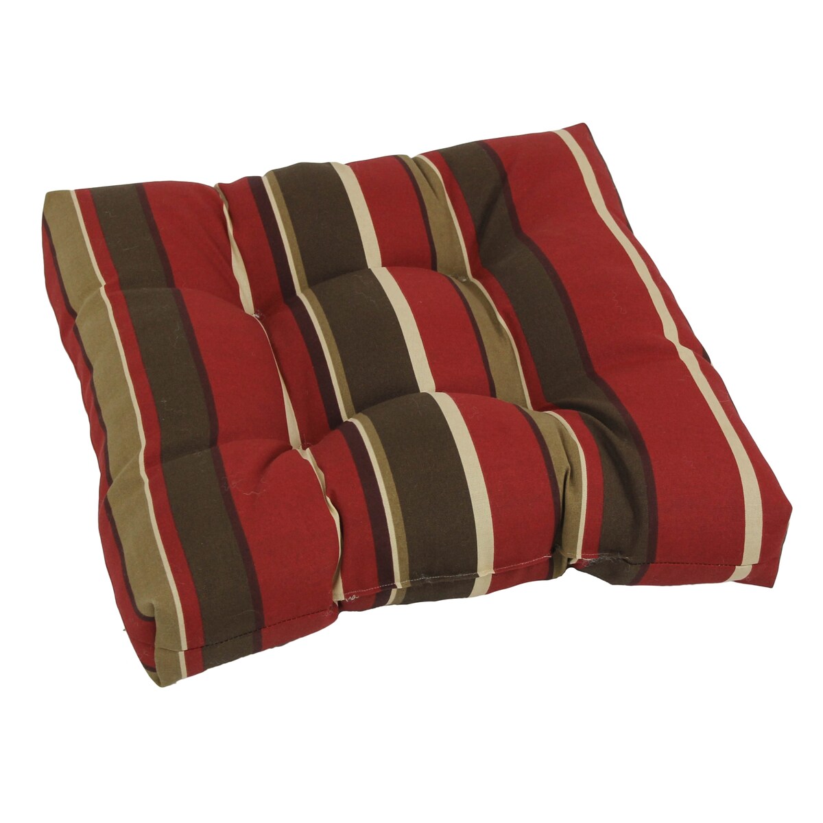 19-inch Square Tufted Indoor/Outdoor Chair Cushion