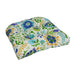Blazing Needles 19-inch U-Shaped Polyester Outdoor Tufted Dining Chair Cushion