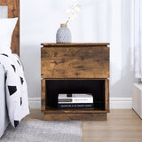 19.7" X 15.7" X 22" Manufactured Wood Night Stand With One Drawer For Next To Your Bed, Sofa, Or In The Hallway