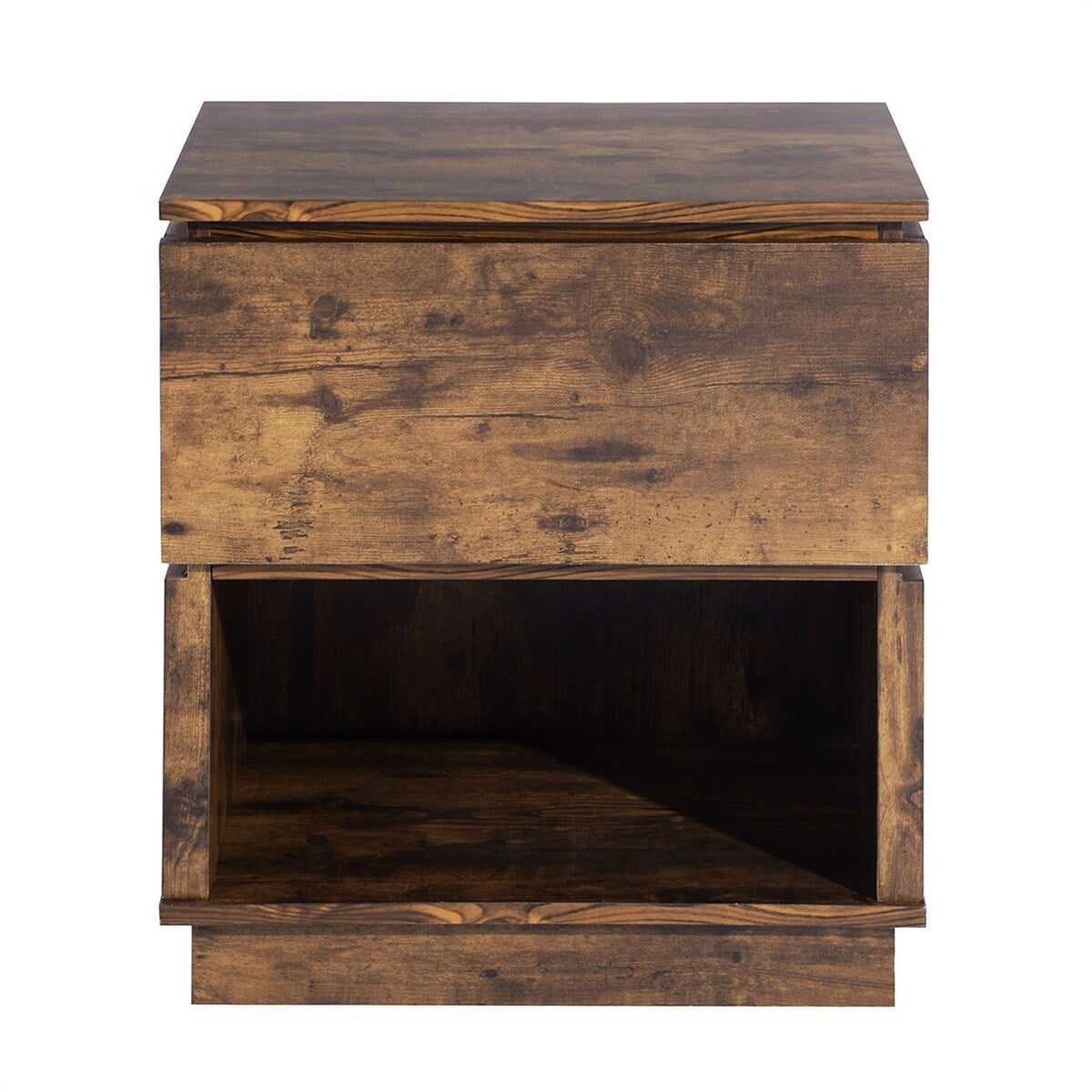 19.7" X 15.7" X 22" Manufactured Wood Night Stand With One Drawer For Next To Your Bed, Sofa, Or In The Hallway