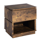 19.7" X 15.7" X 22" Manufactured Wood Night Stand With One Drawer For Next To Your Bed, Sofa, Or In The Hallway