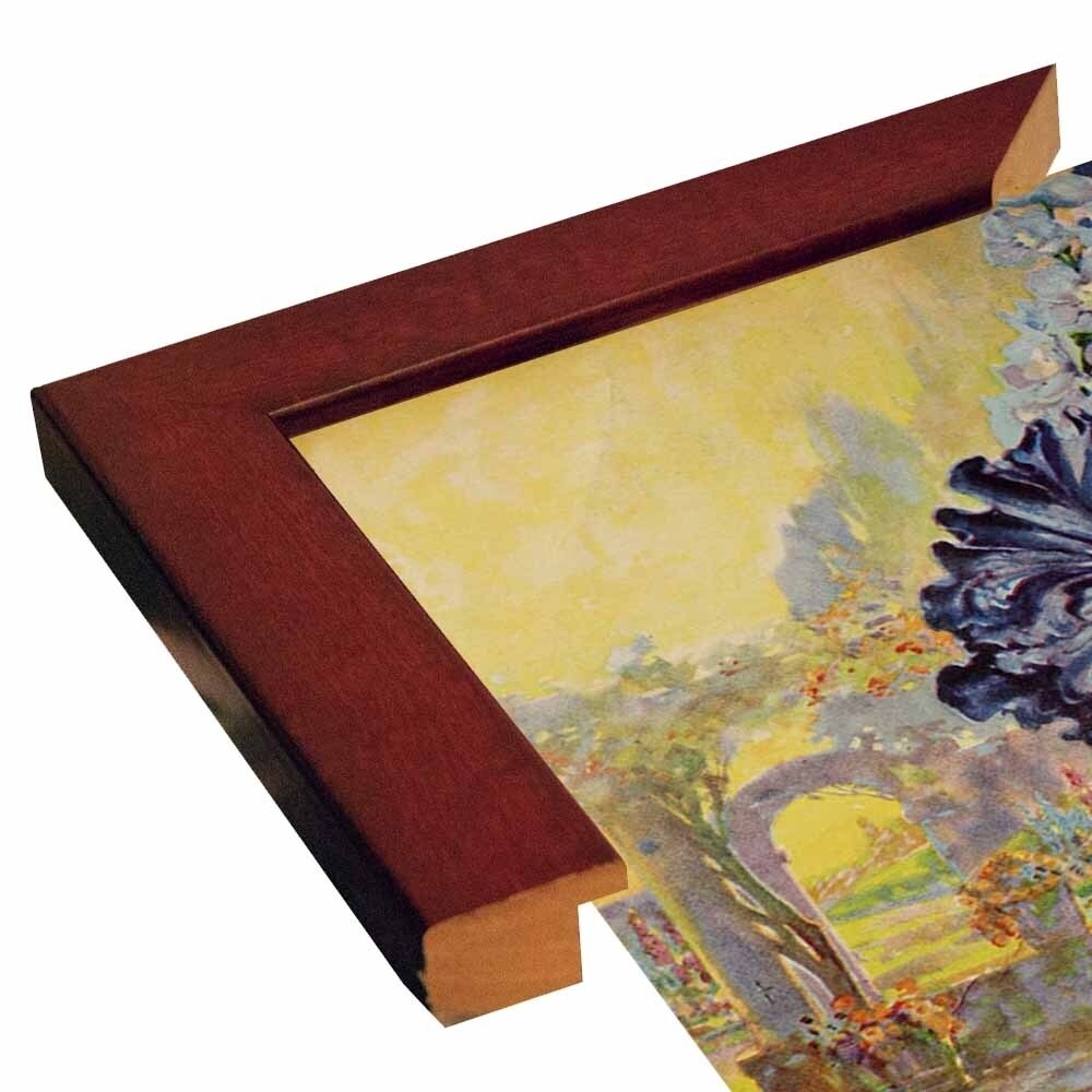 1926 Barnard Asters-VINAPP131501 Framed Print 20"x13.25" by Vintage Apple Collection