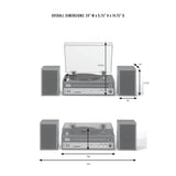 Crosley 1975T Record Player with Speakers