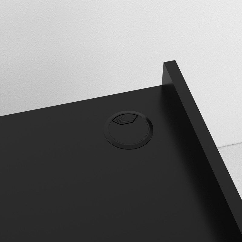 19"W Record Player Holder,Four Grid Record Table Cabinet Holder,Black Record Holder with Socket