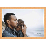 19x14 Contemporary Antique Gold Complete Wood Picture Frame with UV Acrylic, Foam Board Backing, & Hardware