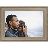 19x15 Contemporary Silver Complete Wood Picture Frame with UV Acrylic, Foam Board Backing, & Hardware