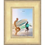 19x15 Traditional Gold Complete Wood Picture Frame with UV Acrylic, Foam Board Backing, & Hardware