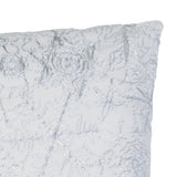 19x19 Vedia Snowflake Sequin Faux Linen Pillow