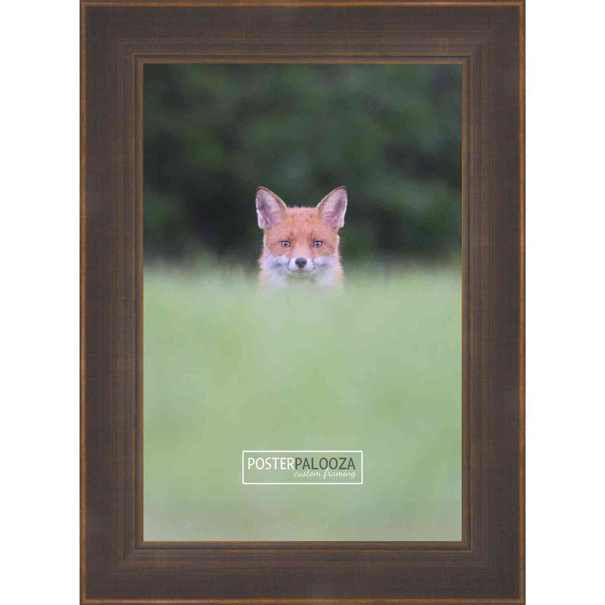 19x24 Contemporary Bronze Complete Wood Picture Frame with UV Acrylic, Foam Board Backing, & Hardware