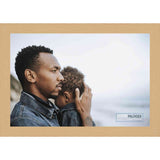 19x25 Traditional Natural Complete Wood Picture Frame with UV Acrylic, Foam Board Backing, & Hardware