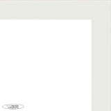 19x26 Contemporary White Complete Wood Picture Frame with UV Acrylic, Foam Board Backing, & Hardware