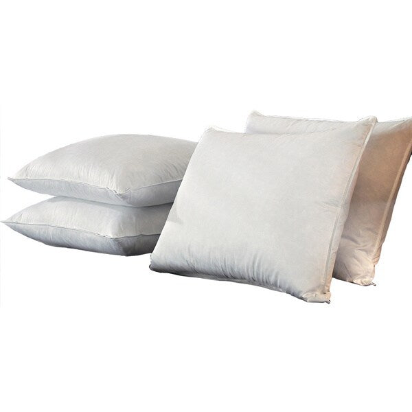 Famous Maker Premium Microfeather Triple Chamber Pillows (Set of 4)