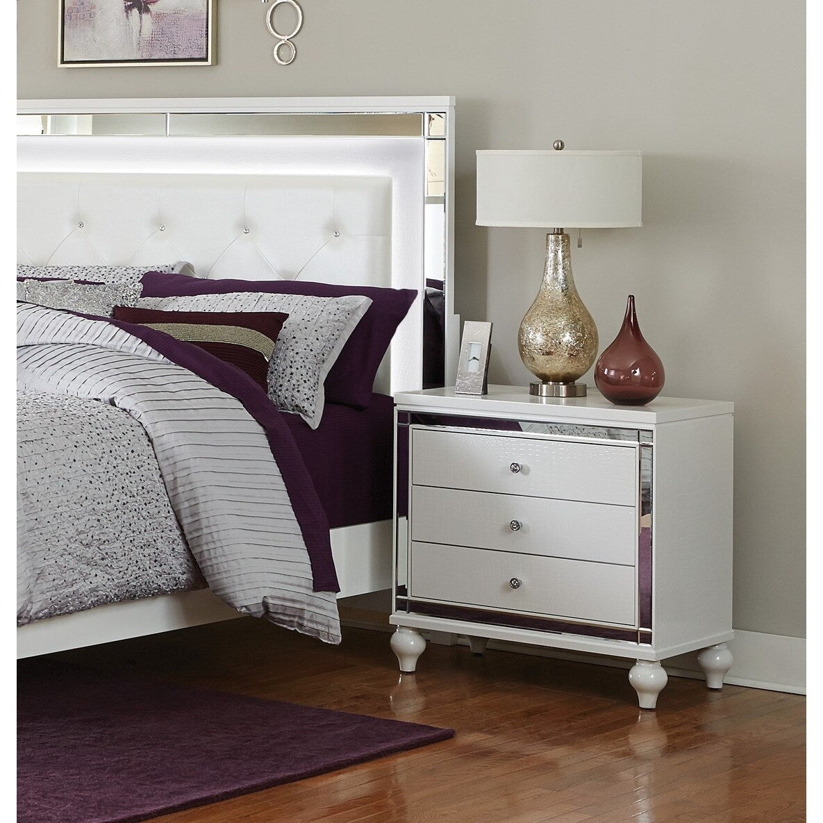 Nightstand of Front Modern Bed Side Table