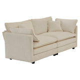 2 - Piece Living Room Set , 2 Pieces Upholstered Loveseat and Couch for Home Office Lounge, Sofa Set of 2