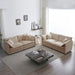 2 - Piece Living Room Set , 2 Pieces Upholstered Loveseat and Couch for Home Office Lounge, Sofa Set of 2