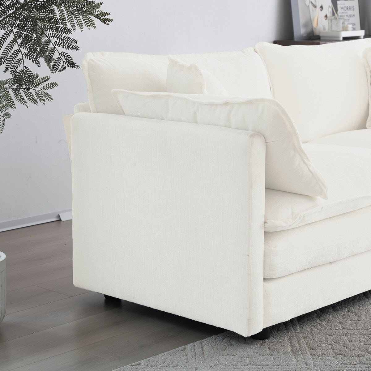 2 - Piece Living Room Set , 2 Pieces Upholstered Loveseat and Couch for Home Office Lounge, Sofa Set of 2