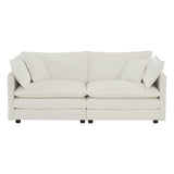 2 - Piece Living Room Set , 2 Pieces Upholstered Loveseat and Couch for Home Office Lounge, Sofa Set of 2