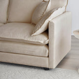 2 - Piece Living Room Set , 2 Pieces Upholstered Loveseat and Couch for Home Office Lounge, Sofa Set of 2