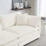 2 - Piece Living Room Set , 2 Pieces Upholstered Loveseat and Couch for Home Office Lounge, Sofa Set of 2