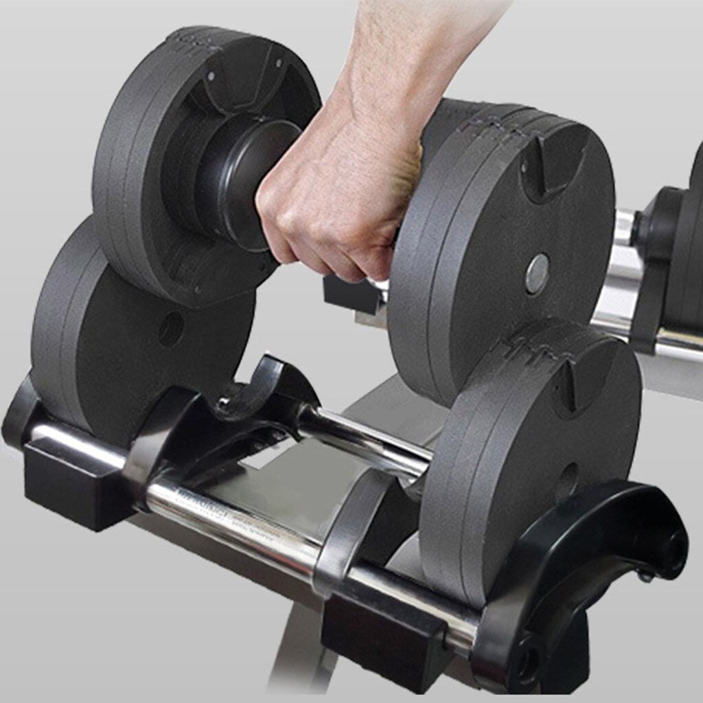 2-20 KG Adjustable Weight Barbell Dumbbell Pair with Connecting Rod Home Personal Fitness Training Center Fitness Exercise Lift