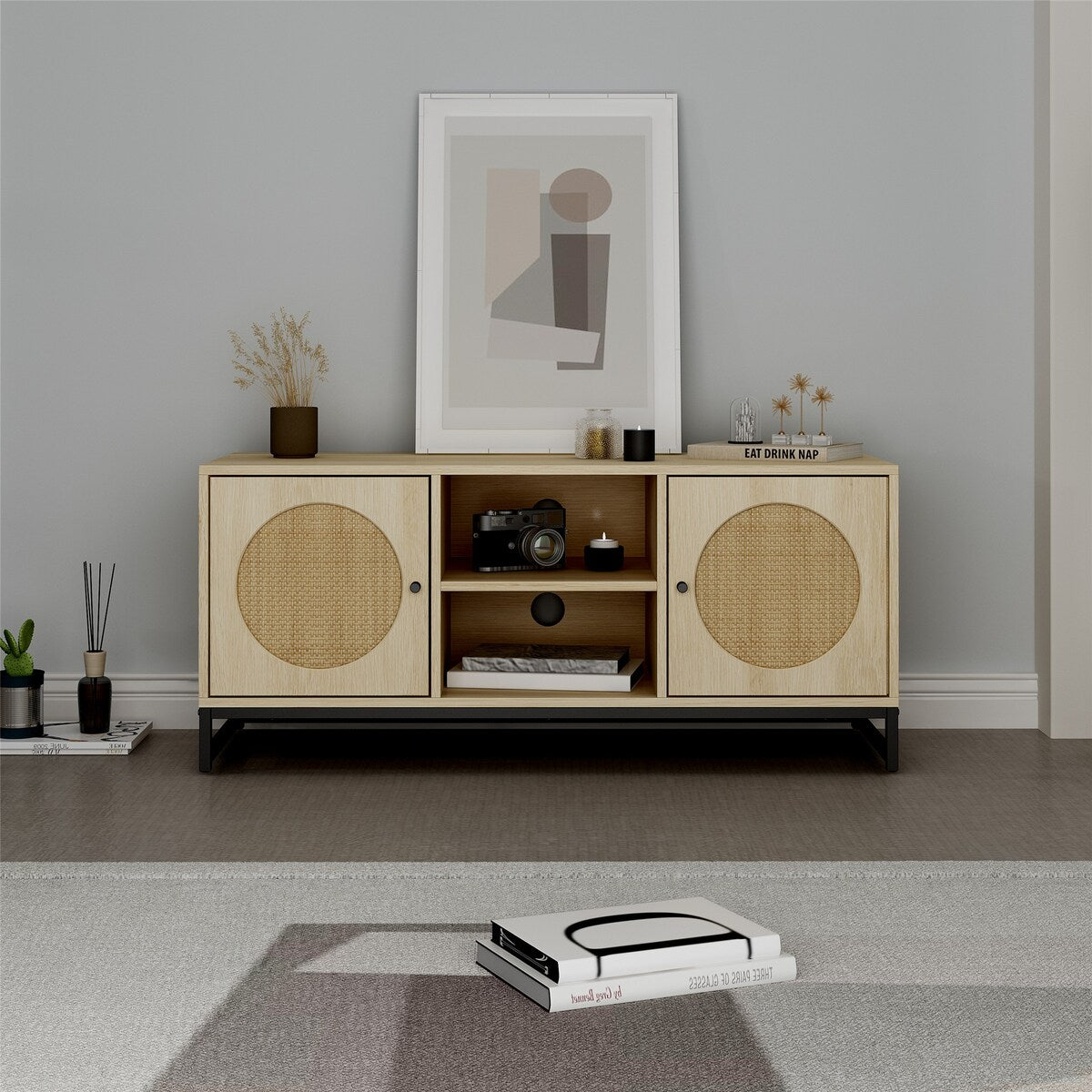 2 Door TV stand
