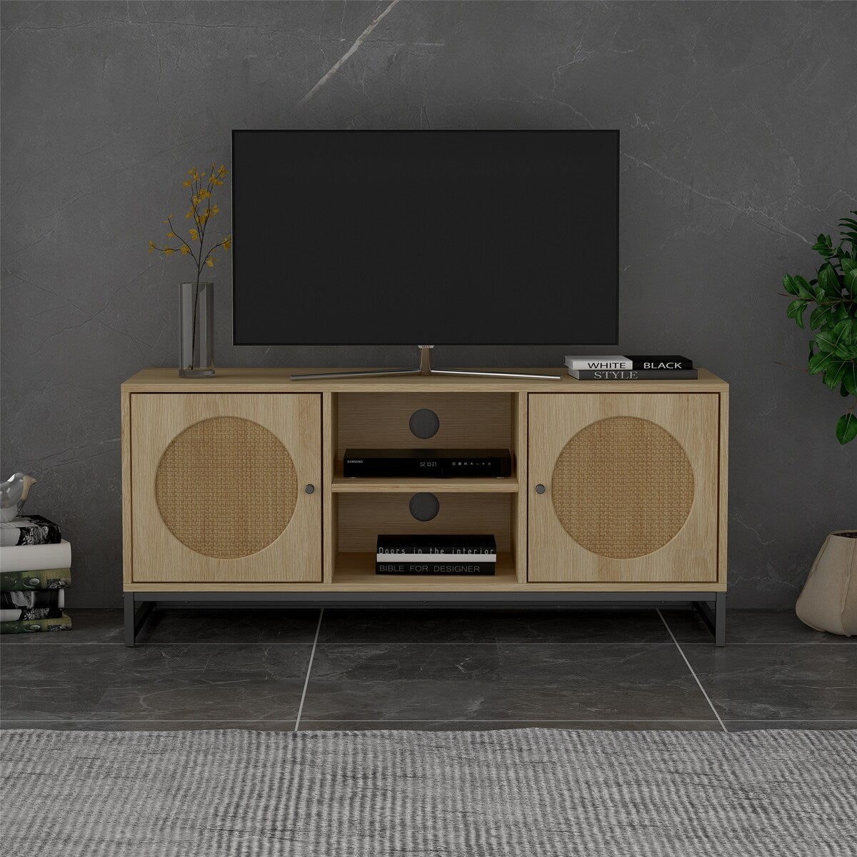 2 Door TV stand