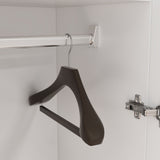 2-Door Wardrobe Armoires Freestanding Bedroom Armoire with Hanging Rod