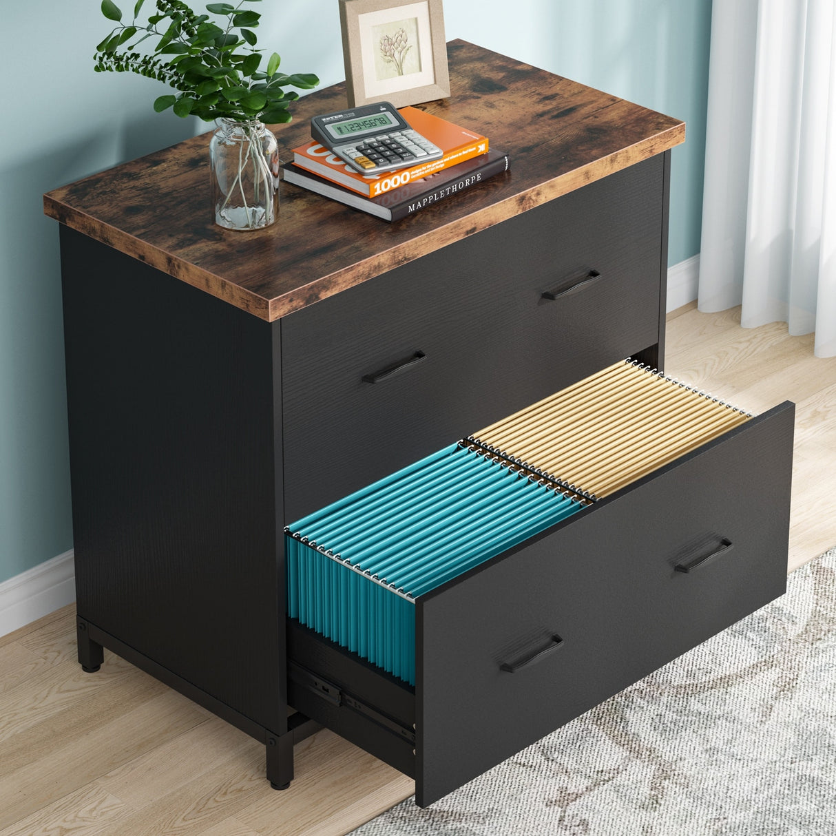2-Drawer File Cabinet, Lateral Filing Cabinet, Office File Cabinet