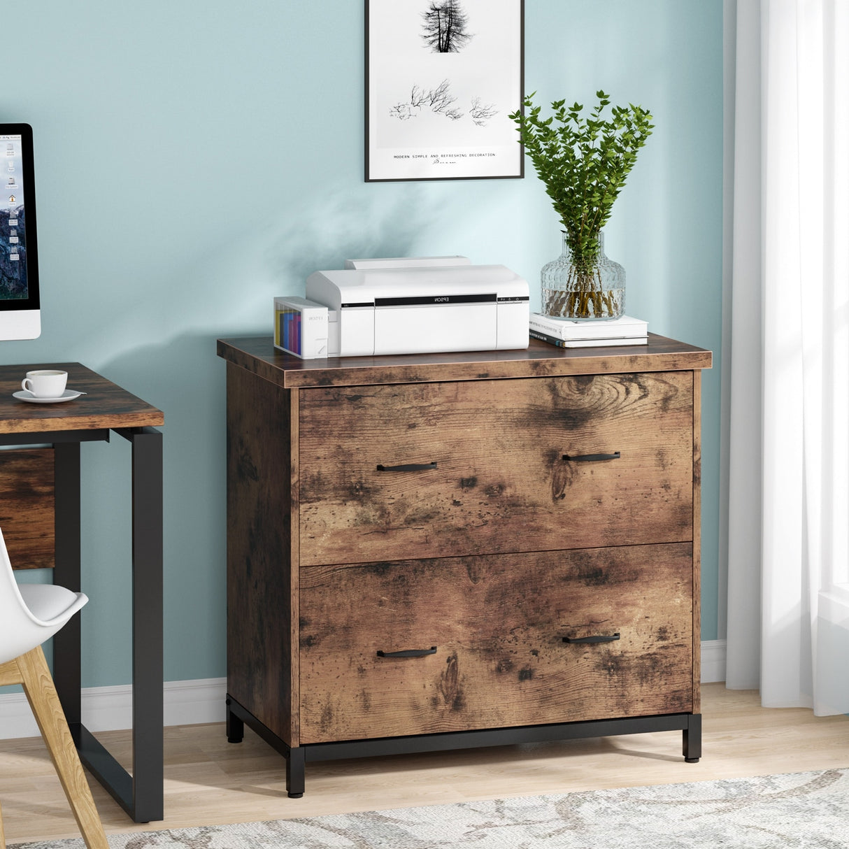 2-Drawer File Cabinet, Lateral Filing Cabinet, Office File Cabinet
