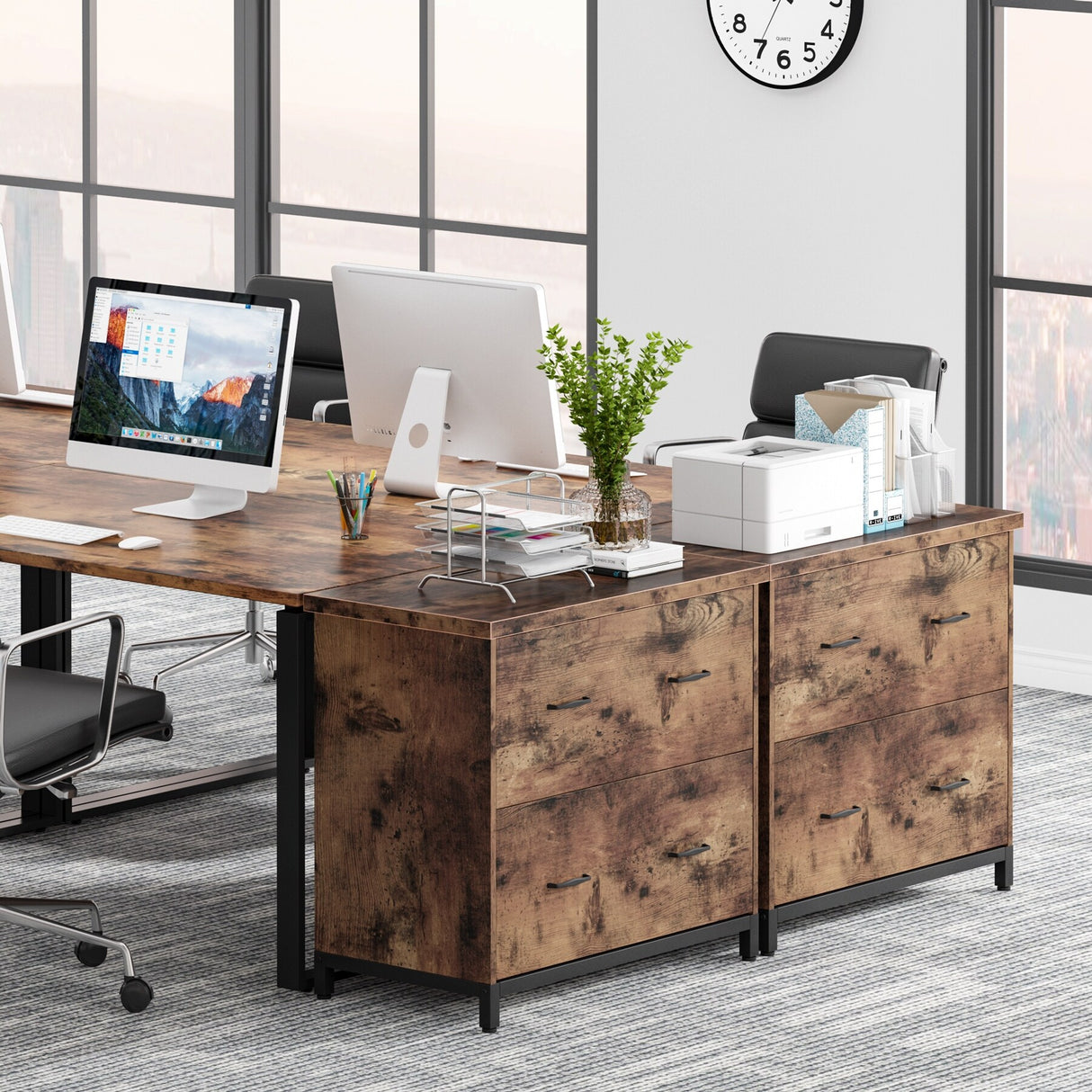 2-Drawer File Cabinet, Lateral Filing Cabinet, Office File Cabinet