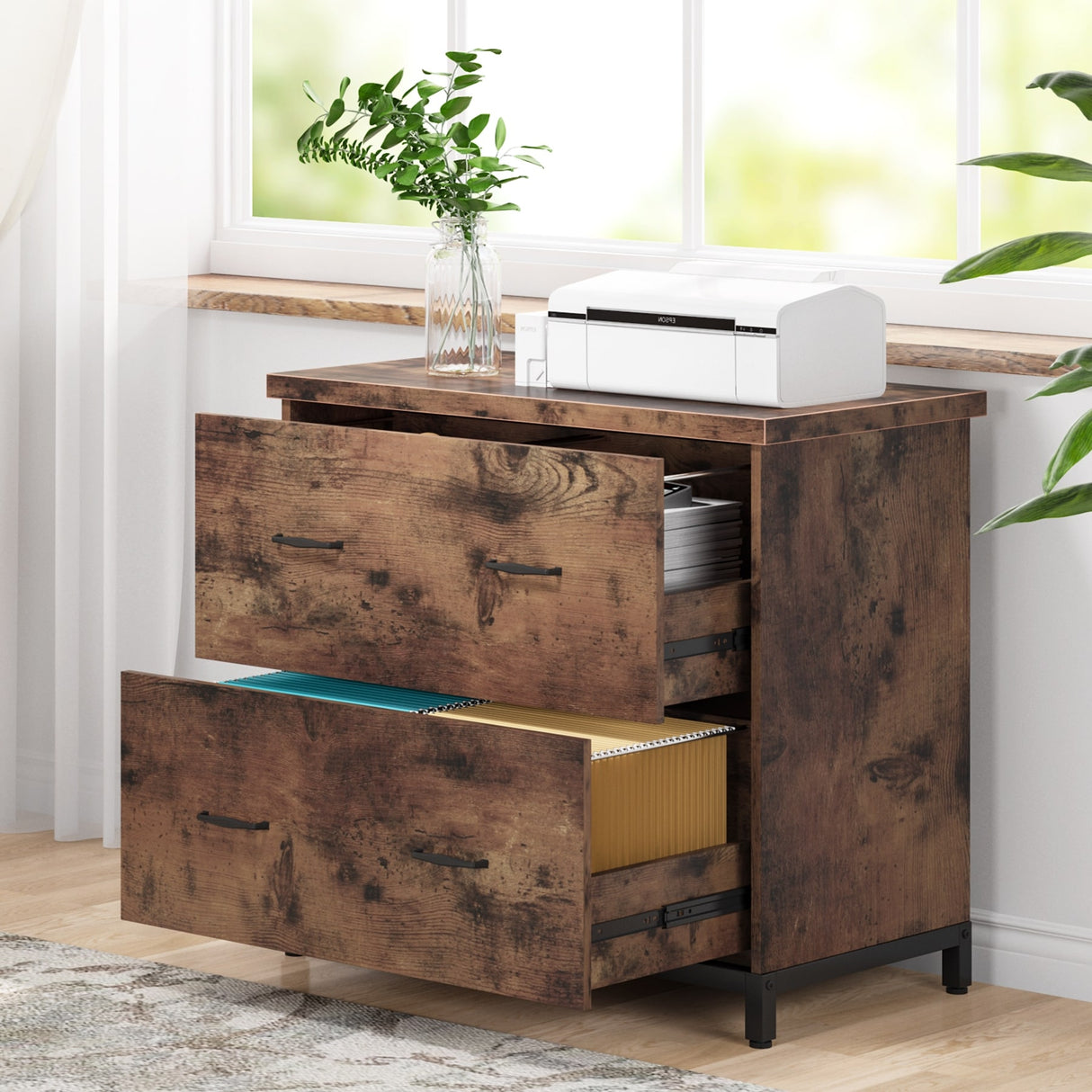 2-Drawer File Cabinet, Lateral Filing Cabinet, Office File Cabinet