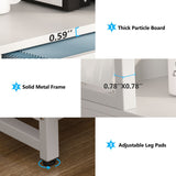 2 Drawer File Cabinet, Vertical Filing Cabinet for Home Office