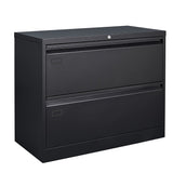 2 Drawer Lateral Filing Cabinet for Legal/Letter A4 Size, Large Deep Drawers Locked by Keys