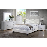 2 Drawer Nightstand in White