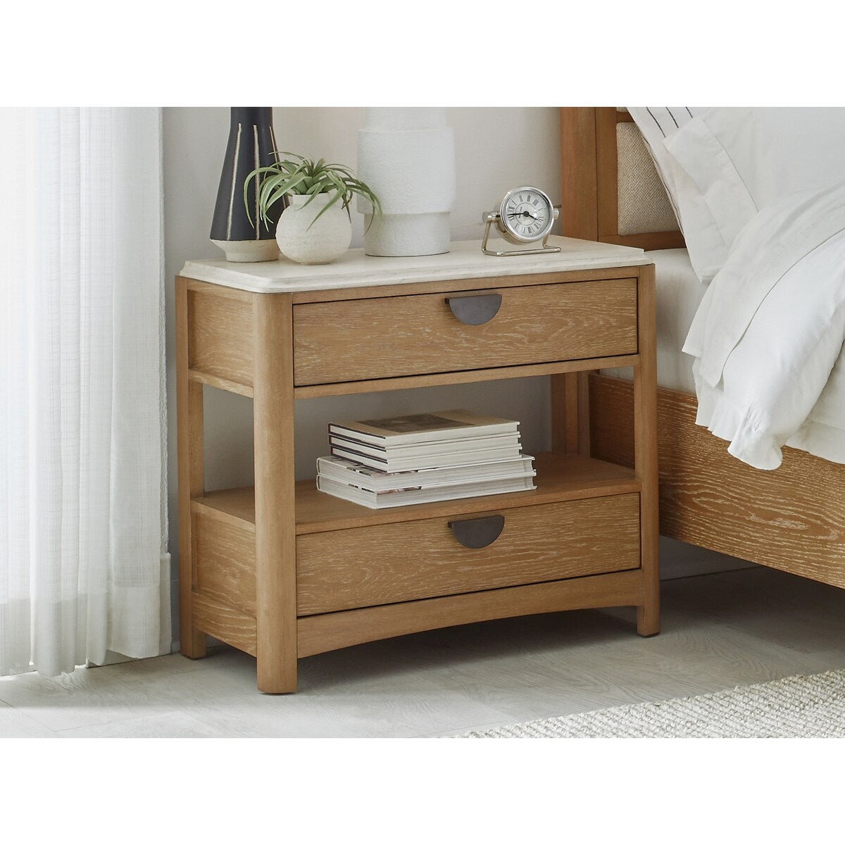 Fairview Home 2 Drawer Nightstand