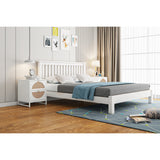 2 Drawer side table, Nightstand Side Table Bedroom Storage Drawer Bedside End Table