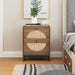 2 Drawer side table, Nightstand Side Table Bedroom Storage Drawer Bedside End Table