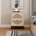 2 Drawer side table, Nightstand Side Table Bedroom Storage Drawer Bedside End Table