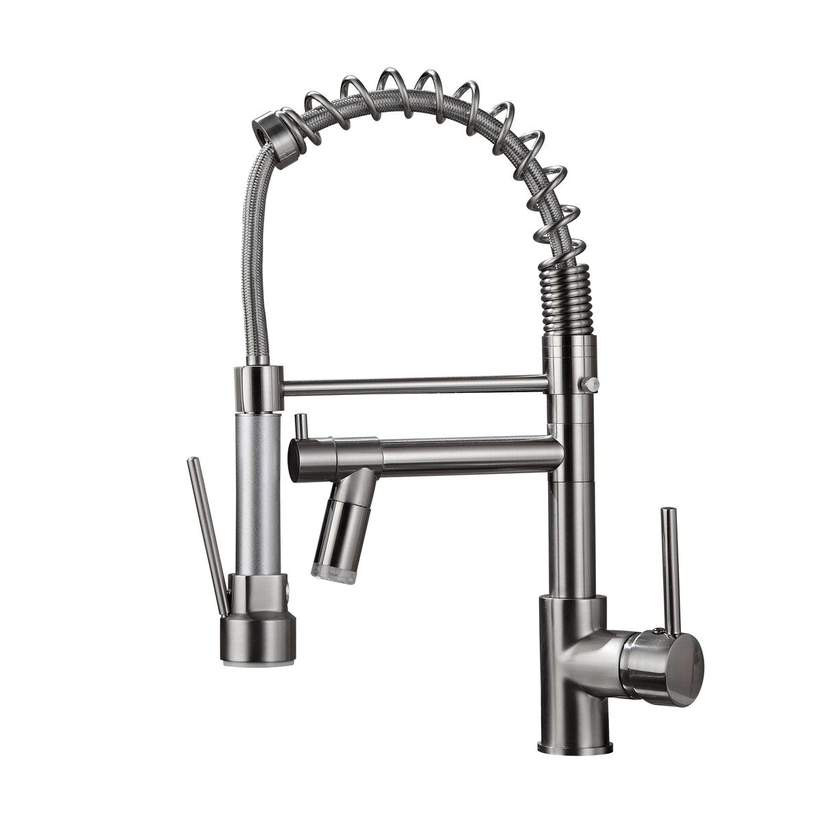 2-Function Pulldown Kitchen Faucet w/ LED 2 Spout
