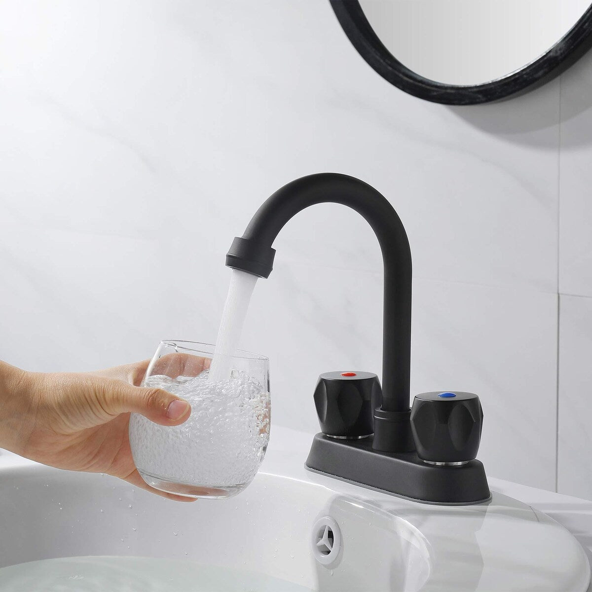 2 Handle Bathroom Sink Faucet